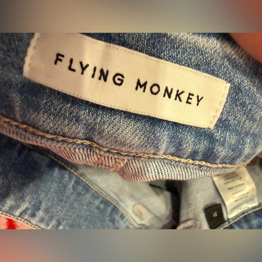 Flying Monkey 90’s vintage super high rise flare jeans EUC sz 31 - Picture 8 of 14